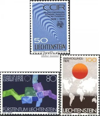 Produktbild von Briefmarken Liechtenstein 1979 Mi 728,729,730 (kompl.Ausg.) gestempelt Sondermarken