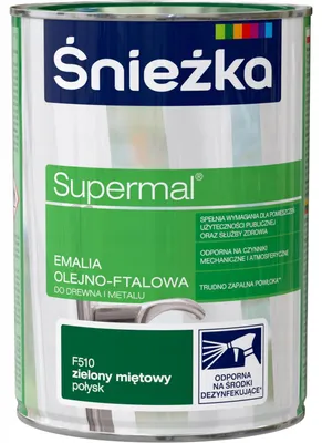 Produktbild von ŚNIEŻKA Supermal mintgrüner Glanz 0,8l