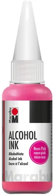 Produktbild von Marabu permanente Tinte Alcohol Ink neon-pink (334) 20 ml
