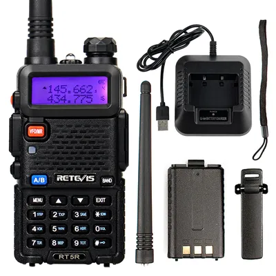 Produktbild von Retevis RT5R Amateurfunk, Dualband Amateurfunkgerät Große Reichweite – Walkie-Talkie