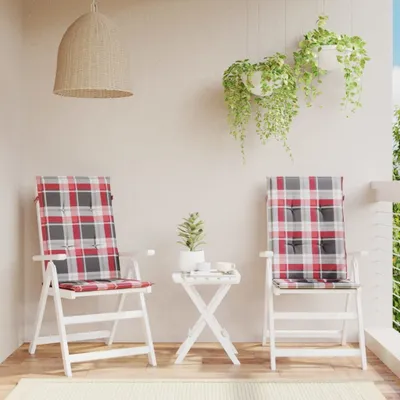 Produktbild von Maison Exclusive - Gartenstuhlauflagen für Hochlehner 2 Stk. 120x50x3 cm Stoff