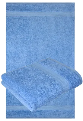 Produktbild von Betz 2 Stück Handtücher 50x100 cm PREMIUM  100% Baumwolle  Farbe: hellblau
