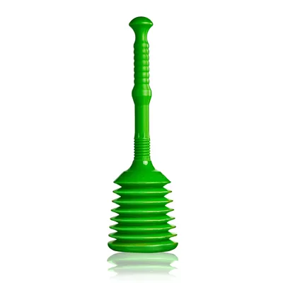 Produktbild von TURBO PRODUKTE Turbo Stampfer Limone – 10-faches Ansaugvolumen, ohne Chemie – Grün / Limone