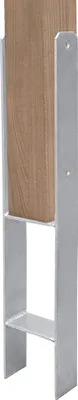 Produktbild von Lospitch 4x Pfostenträger Gartenspielgeräte-Zubehör Pfostenanker Bodenhülse H-Anker 600MM H-Pfostenträger Gartenspielgeräte-Zubehör