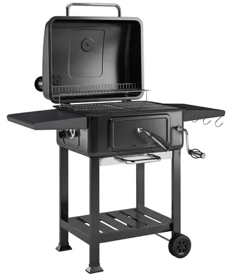 Image de Gril à charbon de bois, fumoir pour barbecue