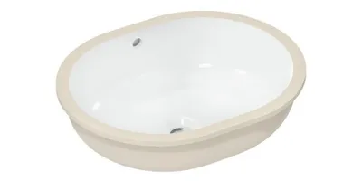 Zdjęcie produktu dla hansgrohe Xuniva U umywalka podblatowa, z przelewem, bez otworu na baterię, 500x400 mm, biała, 60153450