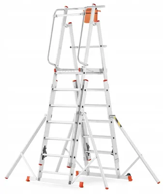 Zdjęcie produktu dla Drabina rusztowanie aluminiowe podnośnik HIGHER S-8105-C