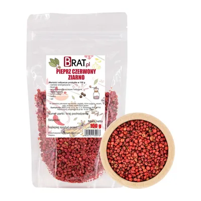 Zdjęcie produktu dla Pieprz czerwony ziarno 100g Brat.pl