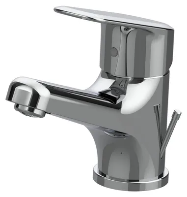 Image de Mitigeur de lavabo monotrou ADELE avec tirette latérale - ROCA - A5A3C87C00