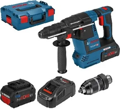 Zdjęcie produktu dla Bosch GBH 18V-26F, SDS Plus, Silnik bezszczotkowy, 2,6 cm, 980 RPM, 2,6 J, 4350 ud./min