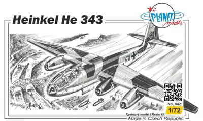 Produktbild von Planet Models Heinkel He-343 CM-72 042