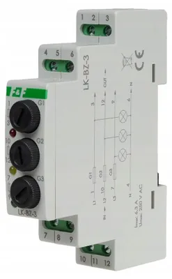 Zdjęcie produktu dla F&F | Kontrolka LK-BZ-3 G - 3 fazy - Zielona - Oszczędność miejsca - Łatwa instalacja