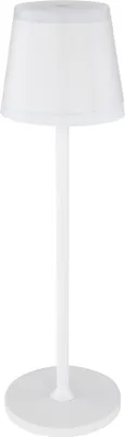 Produktbild von LED Tischleuchte, weiß, Touchdimmer, Akku, USB, H 38,5 cm