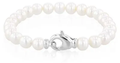 Obrázok produktu pre Luna-Pearls – 104.0269 – náramok – dámsky – striebro 925 rhodiované – sladkovodná kultivovaná perla – 19 cm
