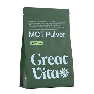 Produktbild von GreatVita MCT Pulver 75% ent., 400g