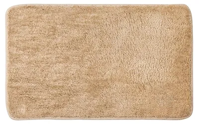 Immagine prodotto di Tappetino da bagno antiscivolo, lavabile, color beige, 50x80 cm, in microfibra