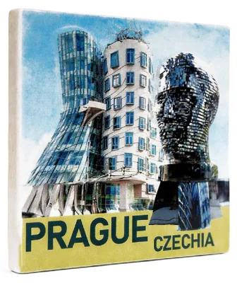 Image de GiftyCity Prague 7 x 6,5 cm, mat