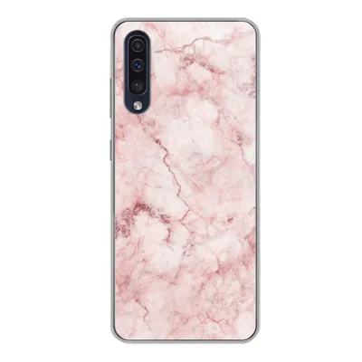 Produktbild von MuchoWow® Handyhülle Schutzhülle Hülle für Samsung Galaxy A50 Marmor - Rosa - Luxus Silikon Softcase Handy Hülle - Mobiltelefonhülle