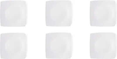Produktbild von Excelsa Set Von 6 Dessertteller Eclipse 21 Cm Keramik Weiß