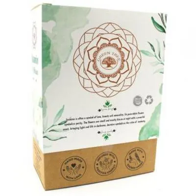 Obrázok produktu pre Vonné tyčinky Green Tree Jasmine & Olibanum Botanical Incense, 9 hrubých tyčiniek