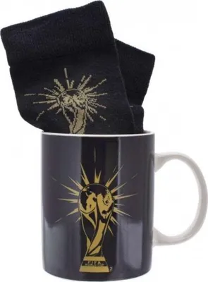 Image de Tasse de la Coupe du Monde de la FIFA 300 ml et chaussettes