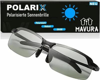POLARIX Polarizované slnečné okuliare Riadiace okuliare Rybolov UV400 fotochromatické Muži