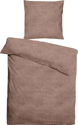 Produktbild von Dormisette Musselin Bettwäsche-Garnitur Dessin 02744 Farbe 073 - 155x200 cm + 80x80 cm