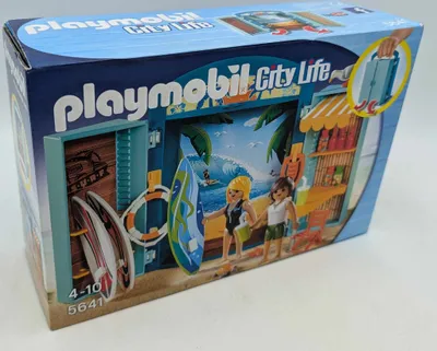 Produktbild von PLAYMOBIL® - Aufklapp-Spiel-Box "Surf Shop" 5641