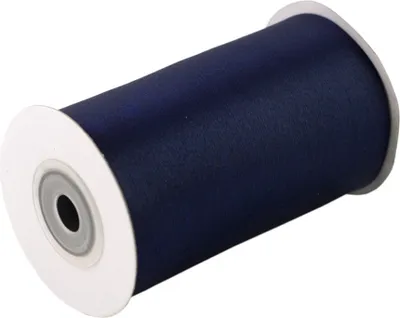 Produktbild von Satinband 100mm x 10m Rolle Dunkelblau