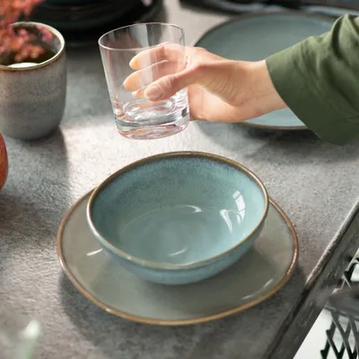 Produktbild von like. by Villeroy & Boch Vorteilset 6 Stück Lave glacé Bol Steingut blau 1042821900