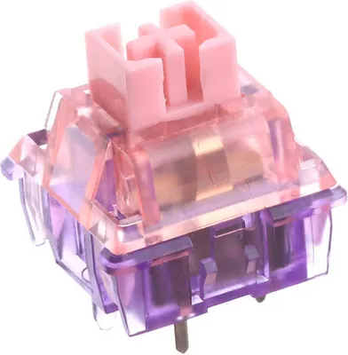 Immagine prodotto di Interruttori lineari Epomaker Flamingo - Interruttori per tastiera da gioco meccanica 35 pezzi ( 5 pin, MX Stem, 47+5 Gf )