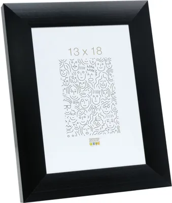 Obrázok produktu pre Čierny rám na obraz TIBBI 30x40 cm z hliníka