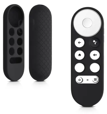 Produktbild von kwmobile Hülle Fernbedienung kompatibel mit Google Chromecast 2020 4K / Chromecast 2022 HD Hülle - Silikon Case für TV Zubehör in Schwarz
