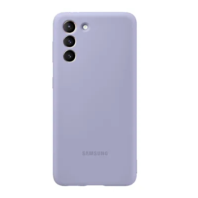 Produktbild von Samsung Galaxy S21 Hülle - Silikon - Samsung Backcover - Lila