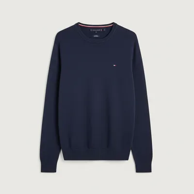 Produktbild von Tommy Hilfiger Herren Pullover Dunkelblau Gr.xL Baumwolle Kaschmir