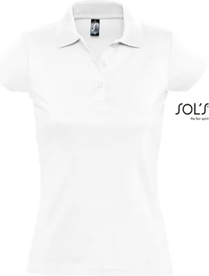 Immagine prodotto di SOLs 11376 | Polo da donna Prescott - Colore: Bianco - Taglia: M