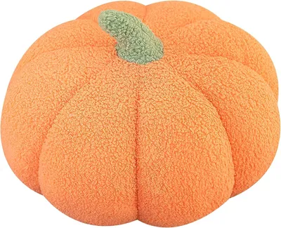 Produktbild von 3D Gefüllte Kürbis Dekokissen 25cm - Halloween Deko Kissen für Schlafzimmer, Sofa - Geschenke und Dekoration