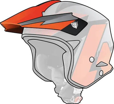 Immagine prodotto di Frontino Casco Airoh TRR S Pure Arancio Opaco