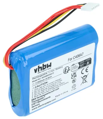 Produktbild von vhbw Akku Ersatz für Marshall C406A1, C406A7 für Lautsprecher Boxen Speaker (2600 mAh, 11,1 V, Li-Ion)