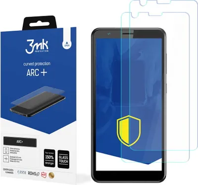 Produktbild von 3mk Display Schutzfolie ARC+ für ZTE Blade A31  0,17mm Self-Heal (2 Stück)