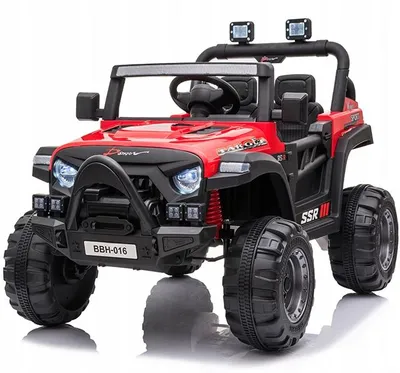 Produktbild von Jeep-Auto auf Batterie Leder weiche Räder EVA Fernbedienung weicher Sitz USB