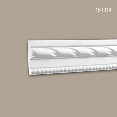 Produktbild von PROFHOME 151314 Wand- und Friesleiste Stuckleiste Zierleiste Wandleiste 2 m