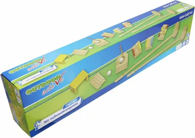 Produktbild von Minigolf Spielset 11-teilig für Kinder bunt Outdoor