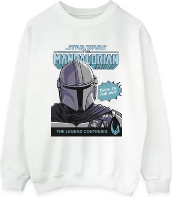 Produktbild von Star Wars The Mandalorian - Sweatshirt für Damen BI39193 (M) (Weiß)