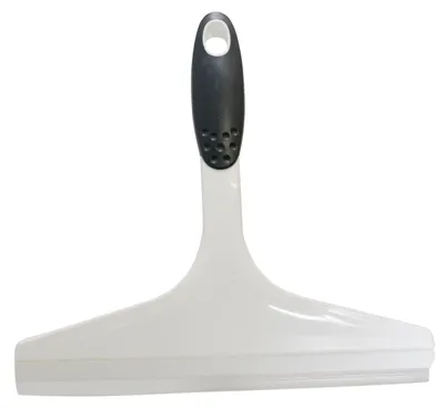 Produktbild von Novaliv Duschabzieher 23,5 cm Weiß ergonomischer Griff Wasserabzieher Dusche Abzieher Scheibenabzieher Glasabzieher Bad accressoires Duschwandabzieher Badabzieher Duschwischer Glaswischer
