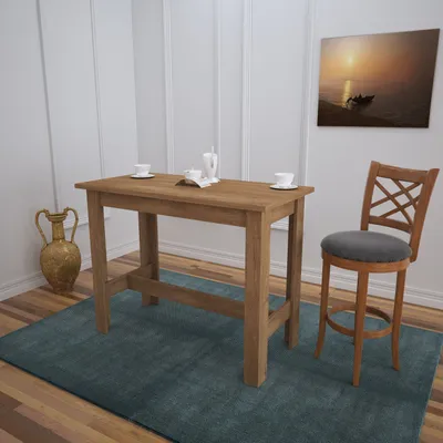 Produktbild von Skye Decor, Barra - Caucasian Oak, Esstisch, Kaukasische Eiche, 100 % MELAMINBESCHICHTETE SPANPLATTEN, 120 x 60 x 93 cm