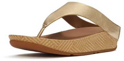 Obrázek produktu pro FITFLOP FitFlop Lulu Lux – kožené sandály s prstovým páskem a grafickým vzorem  39