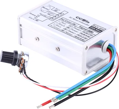 Zdjęcie produktu dla DC 9-60V 20A Sterownik prędkości silnika PWM Wysoka jakość