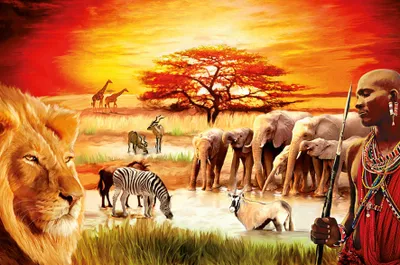 Obrázok produktu pre Ravensburger 17056 - Puzzle, "Fiereza du Massai", 3000 dielikov