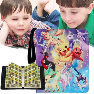 Produktbild von Pokémon Sammelalbum für pokemon Karten Sammelalbum,50 Seiten 900 Karten Kapazität,Sammelkarten Album,Geschenk für Kinder